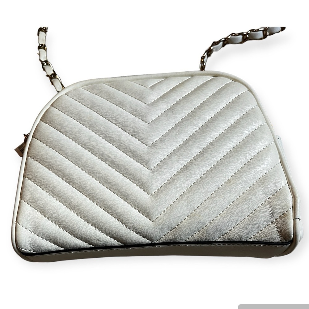 ALDO Chevron Crossbody Bag- White - Picture 4 of 11
